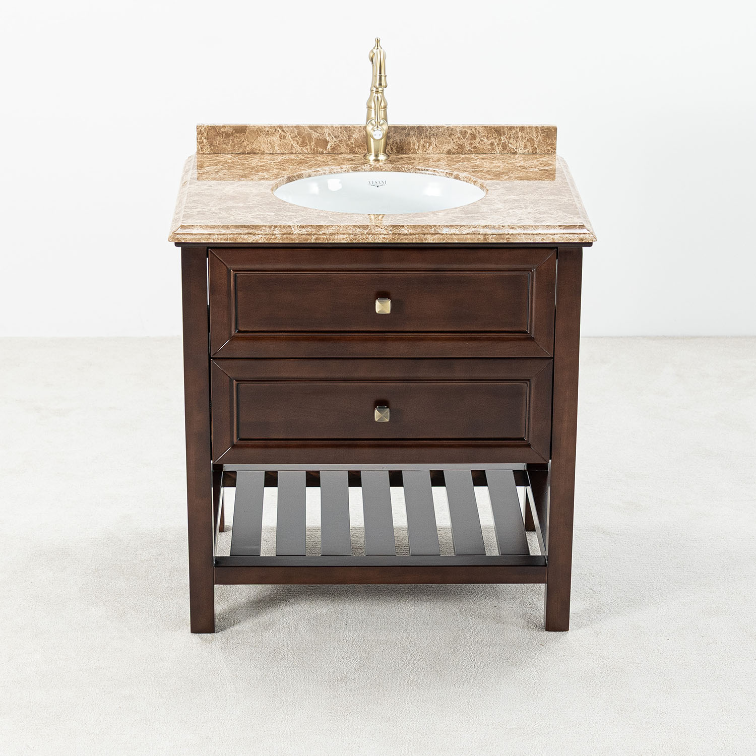 Tvättställsskåp Vesani Utah Beige Marmor