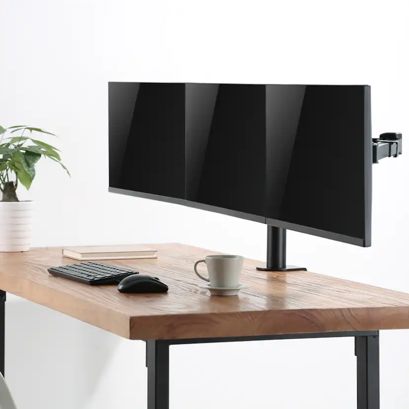 Monitorarm LogiLink Trippel 17-27 tum 640 mm