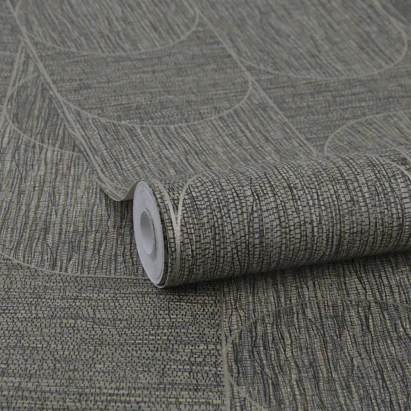 Tapet Sublime Geometrisk Grasscloth Brun 121129