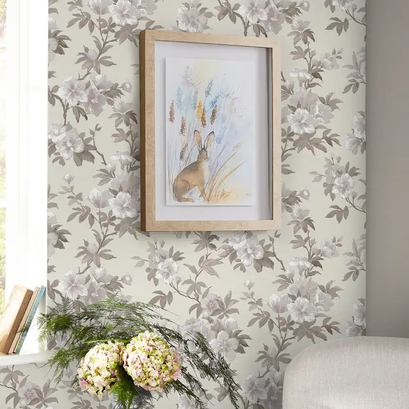 Tapet Laura Ashley Rosamund Naturell