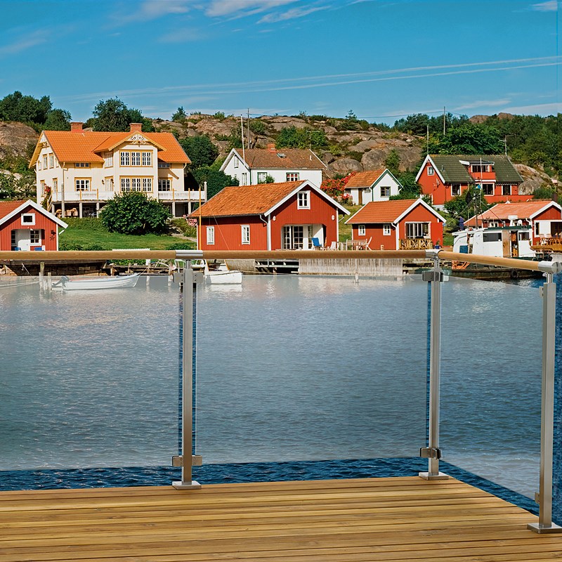 Glasskiva Jabo till Glasräcke Bertil 110x85