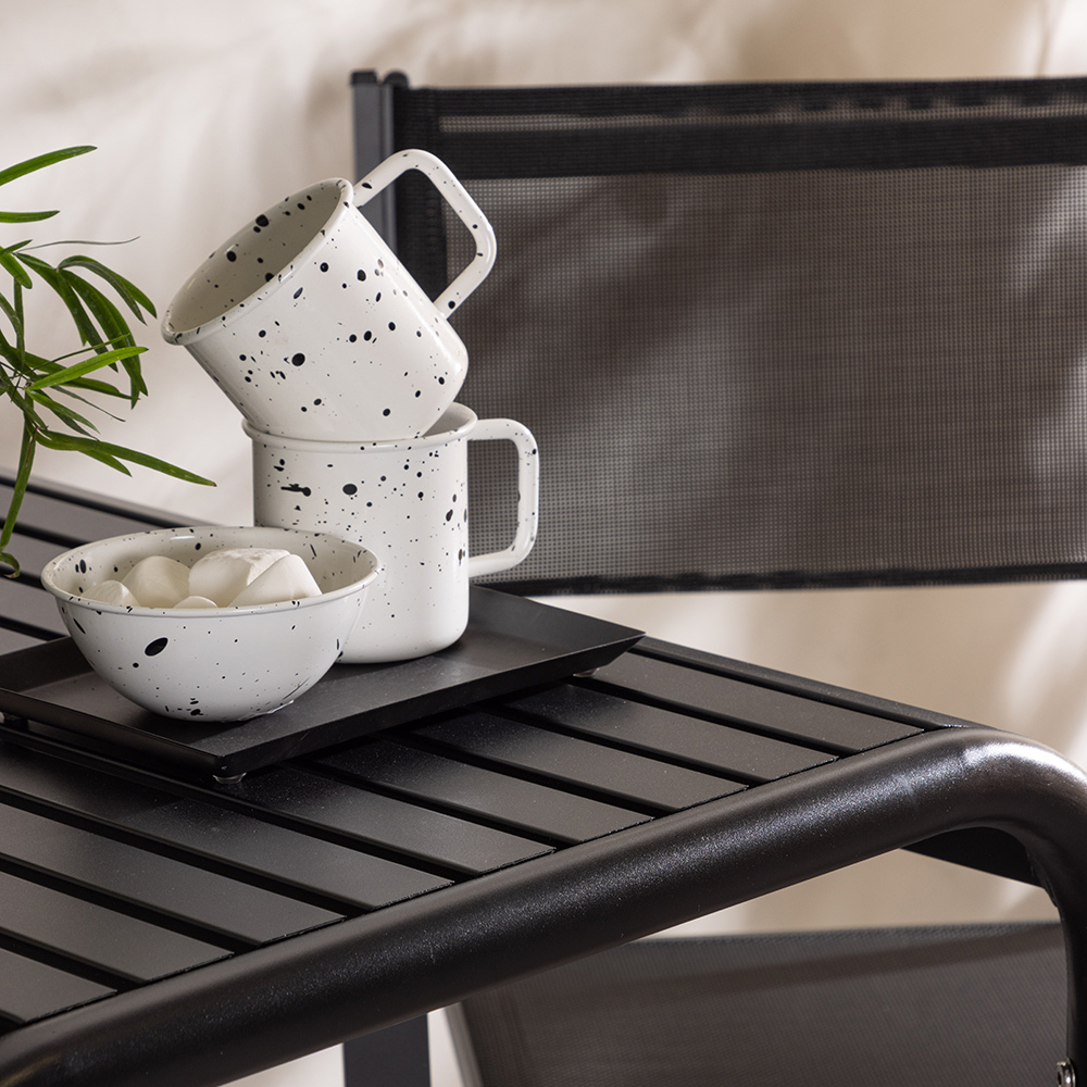 Cafégrupp Venture Home Borneo Bord med 2 Copacabana Stolar