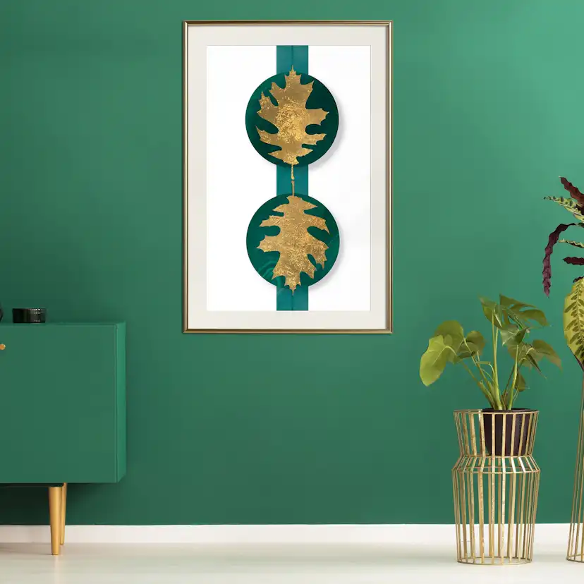 Poster Artgeist Affisch Green Wealth