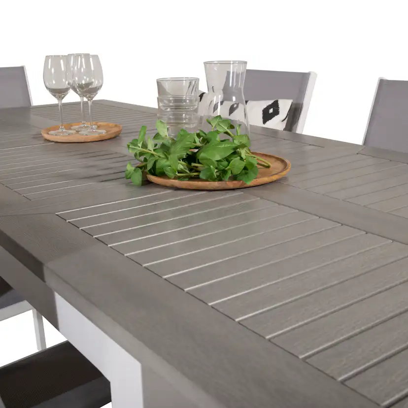 Matgrupp Venture Home Aleyna 160/240 med 6 Pincy Stolar