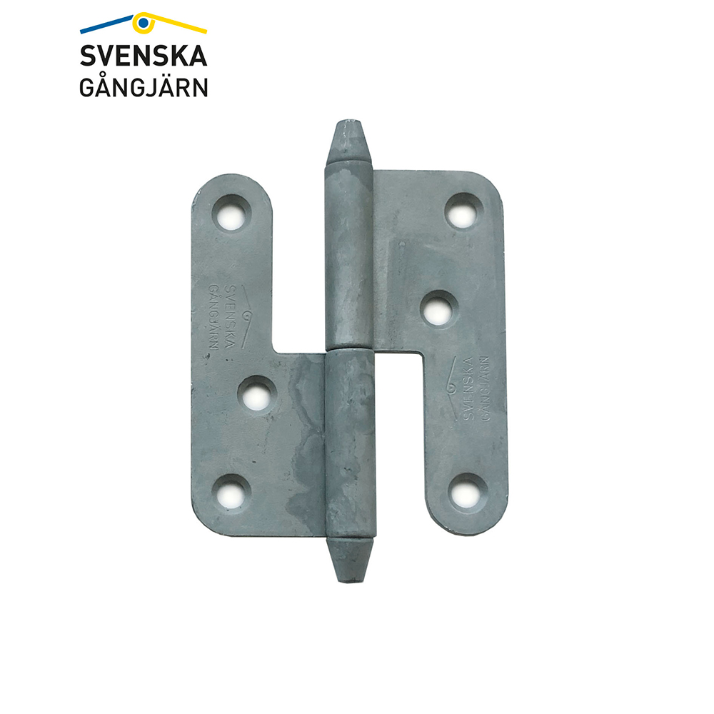 Gångjärn 1222-85 Hö varmförz konisk knopp 100st/fp Höger, Varmförzinkat,  Konisk knopp