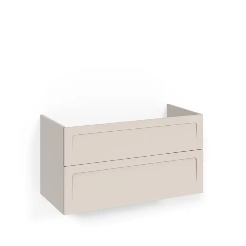 Crown Underdel 100x45 Beige Shape Bredd: 1000 mm, Beige