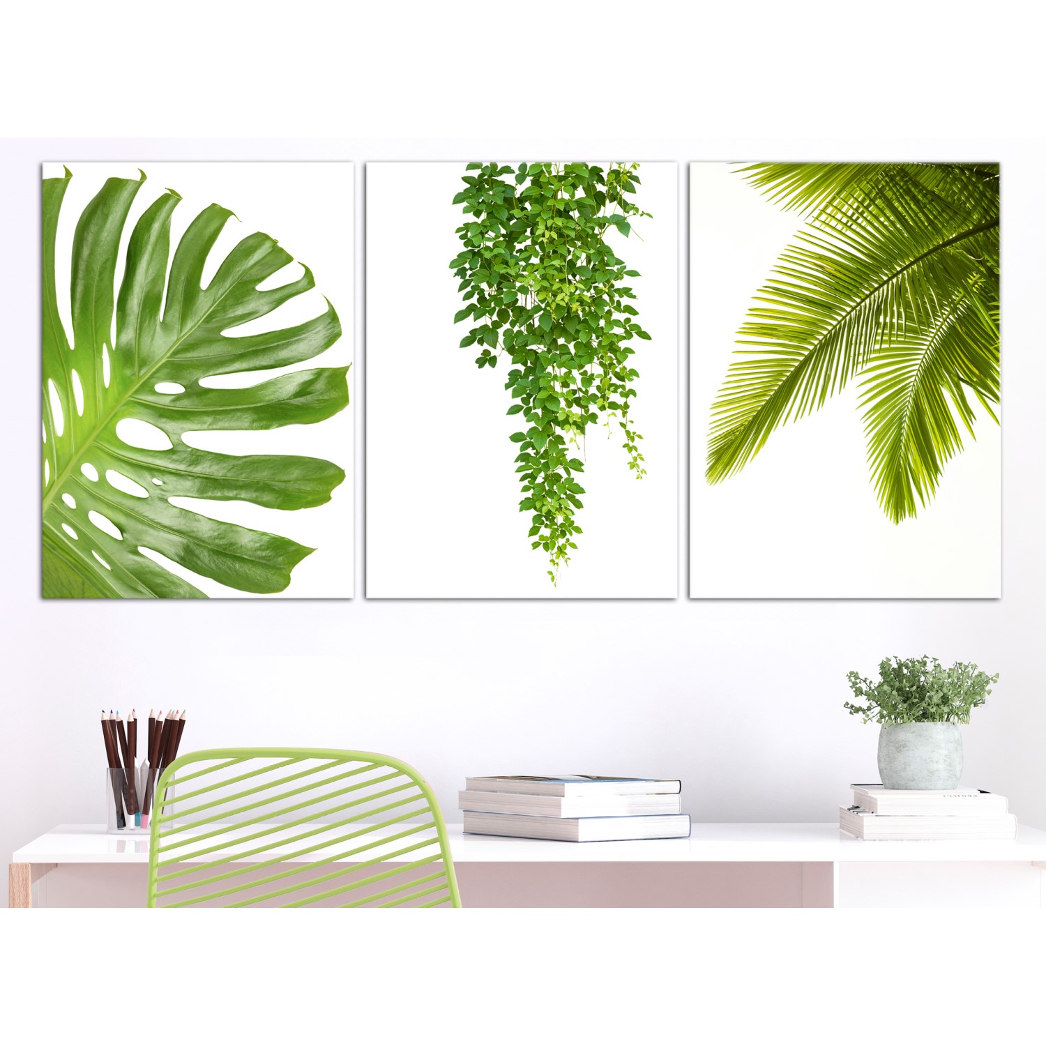 Tavla Arkiio Beautiful Palm Trees 3 delar 120x60