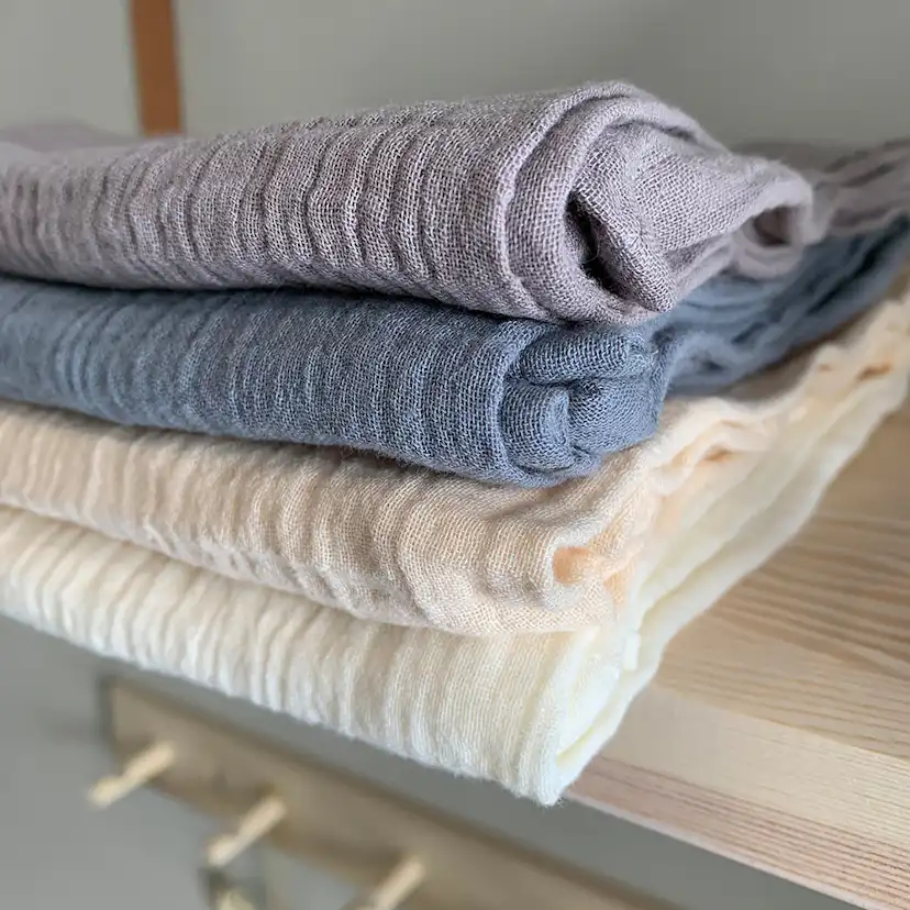 Muslinfilt Rätt Start Tax Eco 4-pack Blue/grey