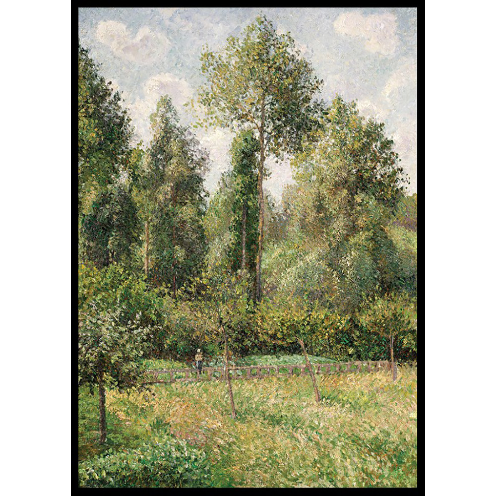 Poster Gallerix Poplars Éragny By Camille Pissarro