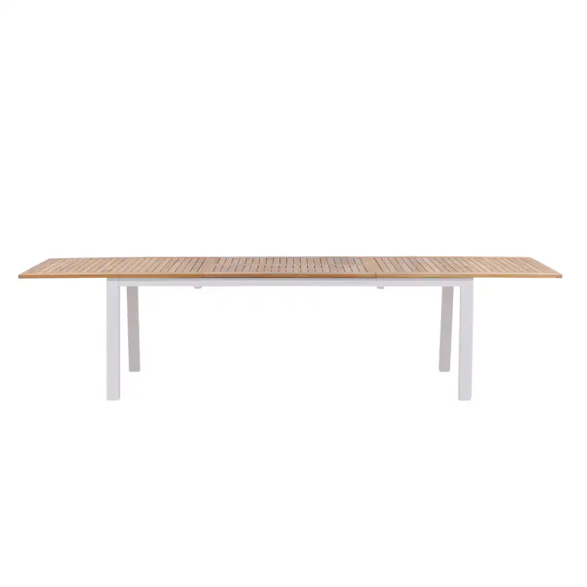 Panama - Table - 224/324*100 - Vit Alu/Teak Vit/Teak