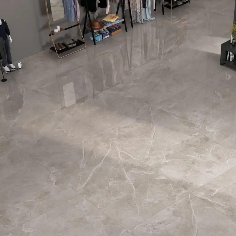 Klinker Tenfors Pulpis Mid Grey Marmor Blank 60x60