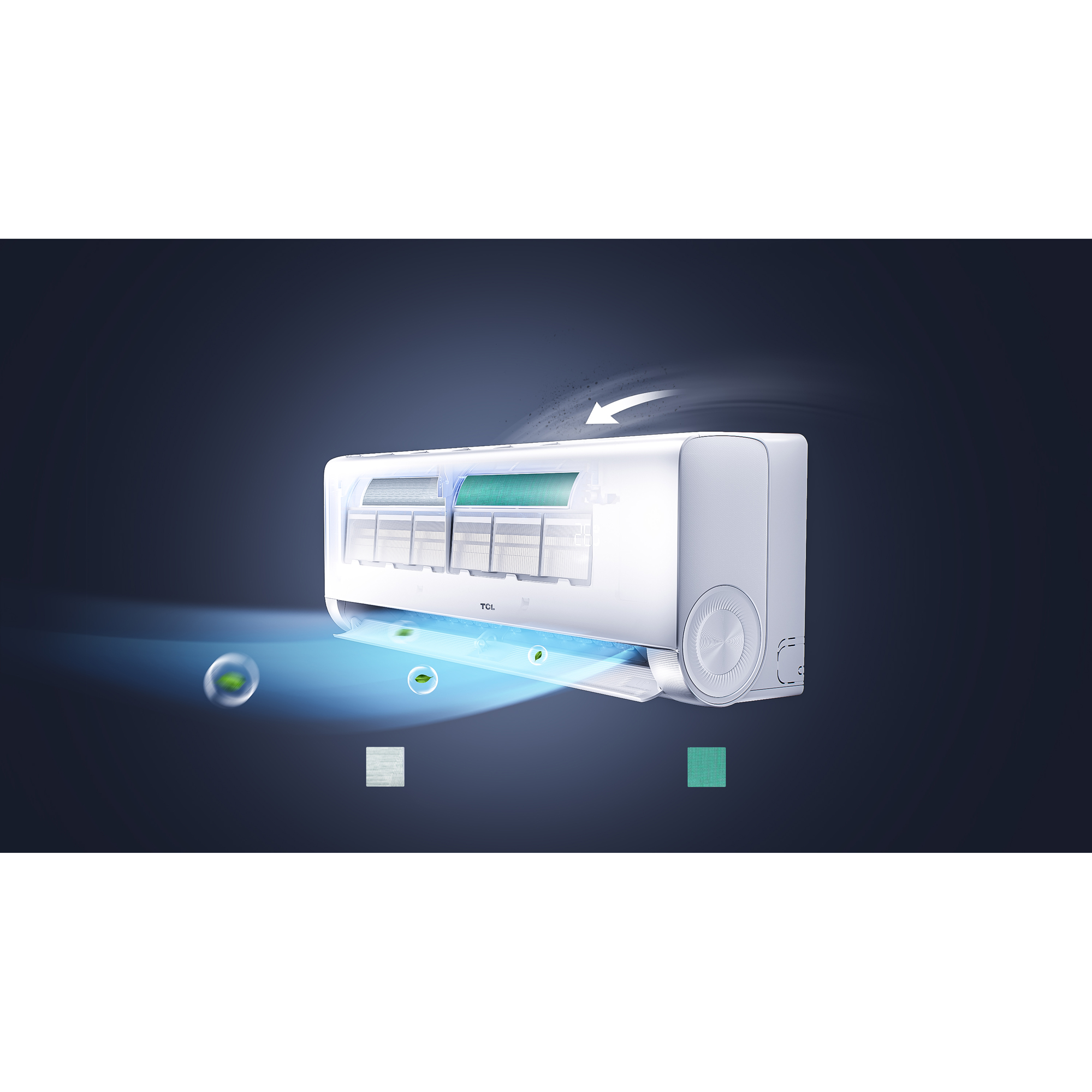 Luftvärmepump TCL S12P9S1 P9 12K AC-funktion och AI-styrning
