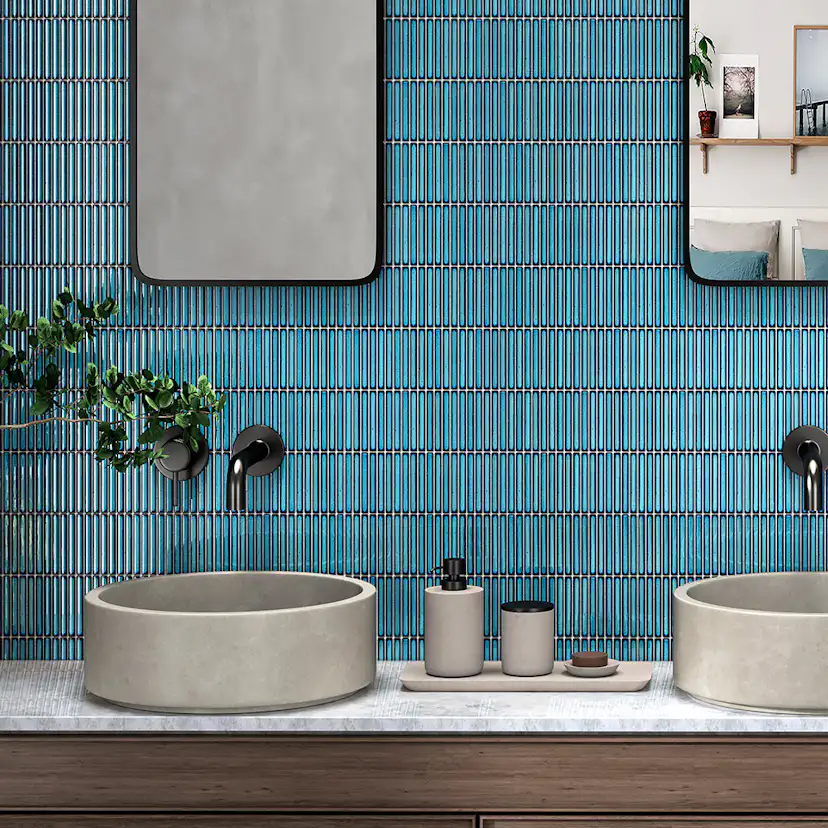 Mosaik Lhådös Vox Teal Kitkat 1,2x9,2 cm