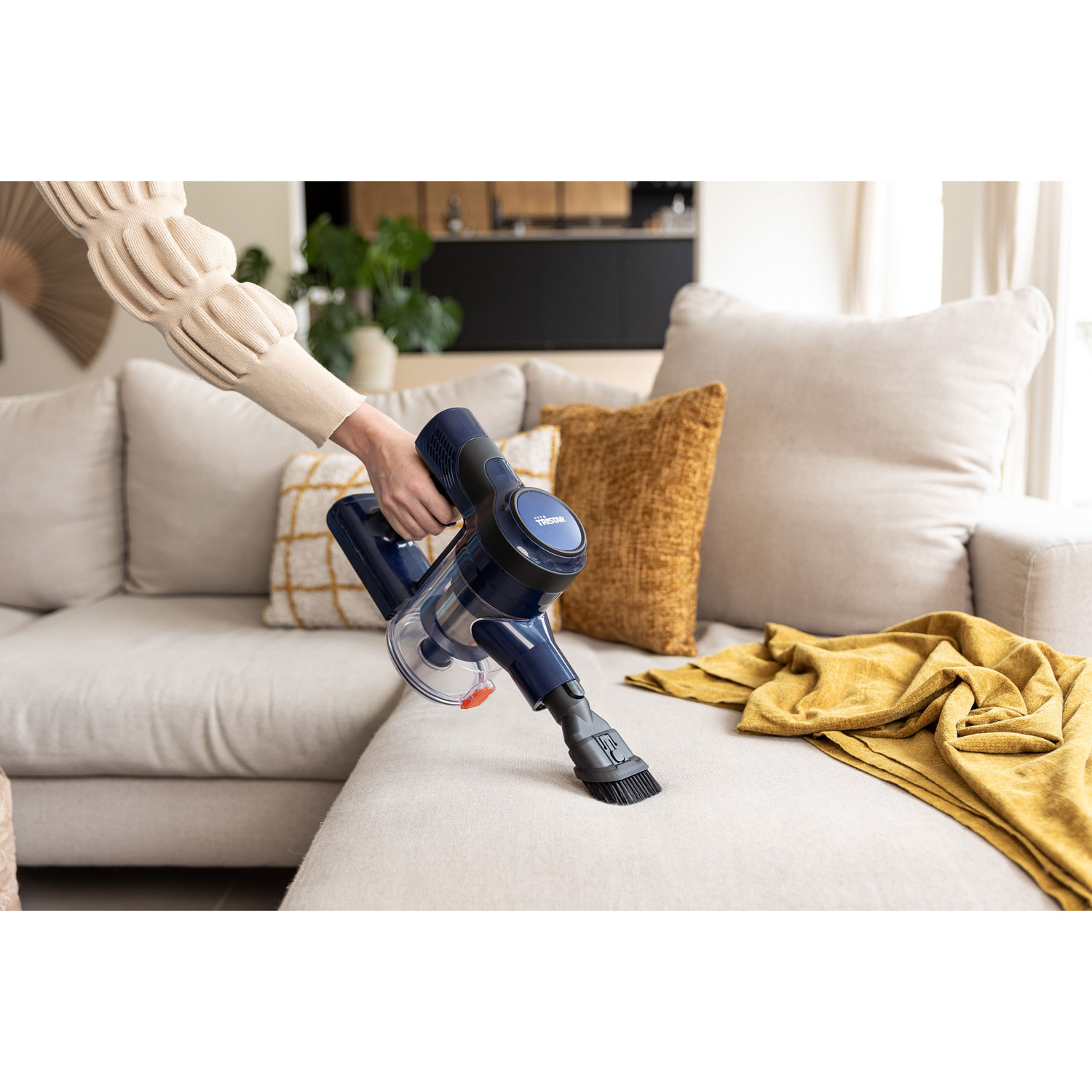 Skaftdammsugare Tristar SZ-2360 22,2V med HEPA-Filter Blå