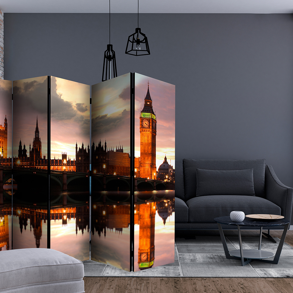 Rumsavdelare Skärmvägg Arkiio Big Ben In The Evening London II 225x172 cm