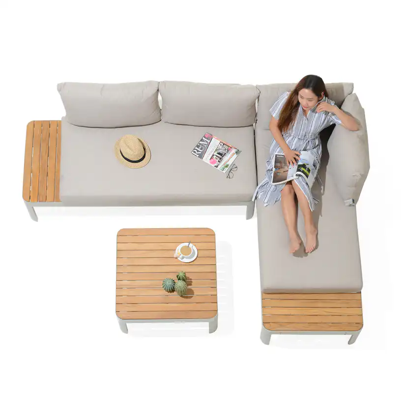 Loungegrupp LifestyleGarden Portals Light 4-sits Utomhus