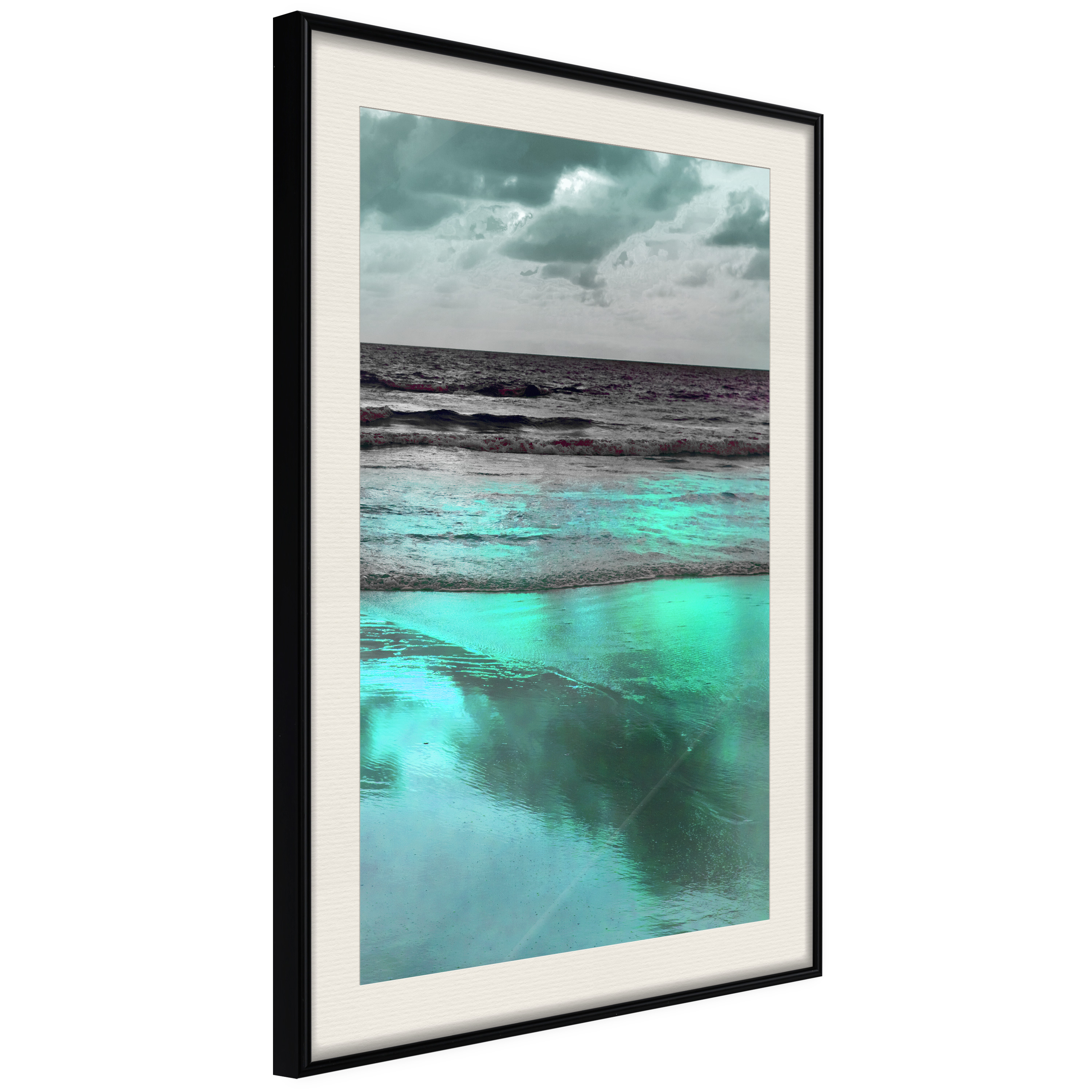 Affisch - Marine Nostalgia [Poster] 30x45 Svart ram med passepartout, 30x45 cm