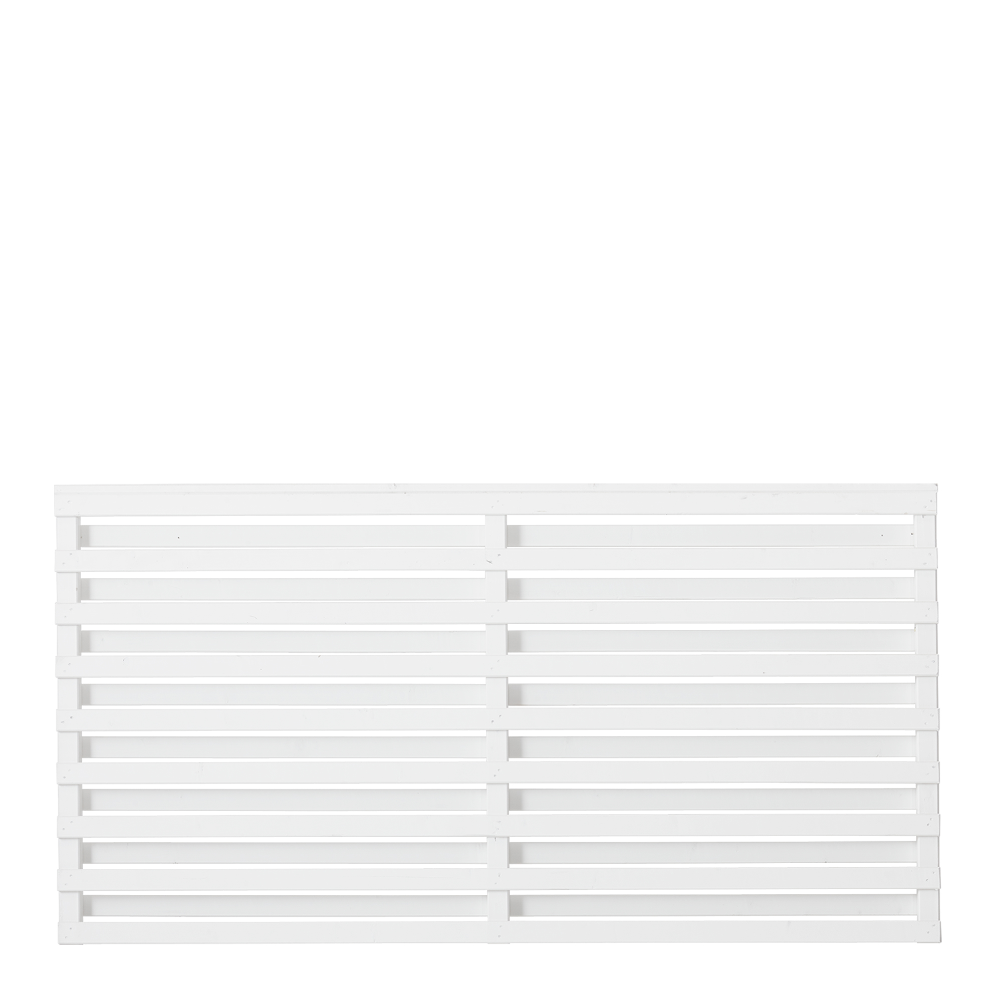 Staket PLUS Osaka Grundmålad Vit 180×93 cm