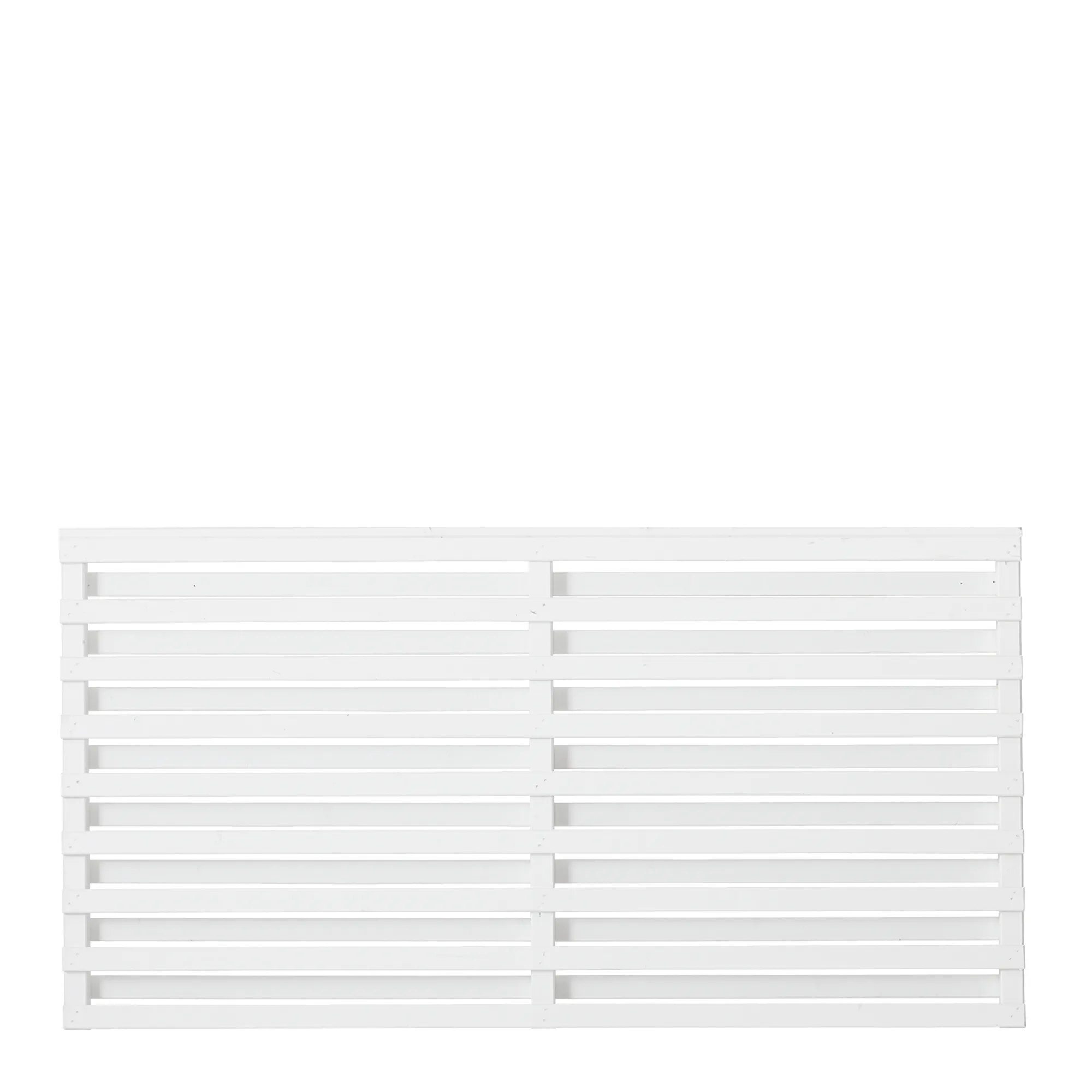 Staket PLUS Osaka Grundmålad Vit 180×93 cm
