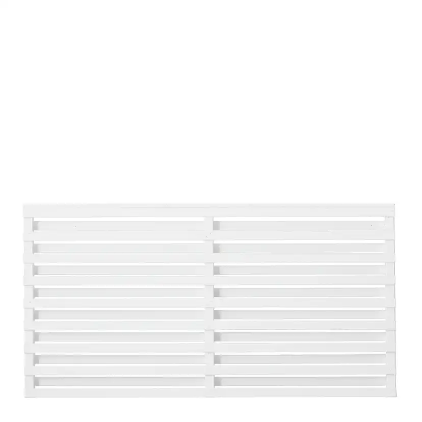 Staket PLUS Osaka Grundmålad Vit 180×93 cm