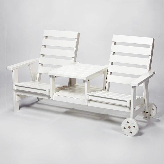 Trädgårdsmöbel Eden Wood Duo Seat