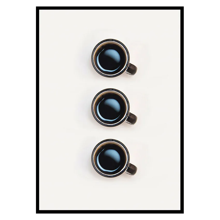 Poster Gallerix Three Cups Of Coffee