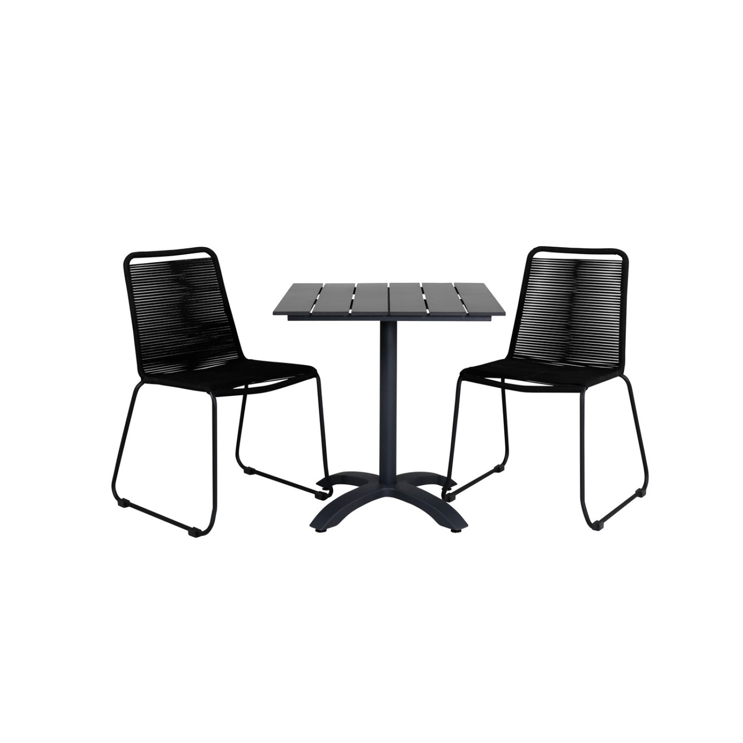 Matgrupp Venture Home Coco med 2 Leon Stapelbara Matstolar