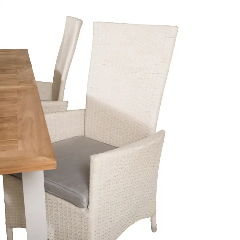 Matgrupp Venture Home Perla 152/210 med 6 Pishi Matstolar