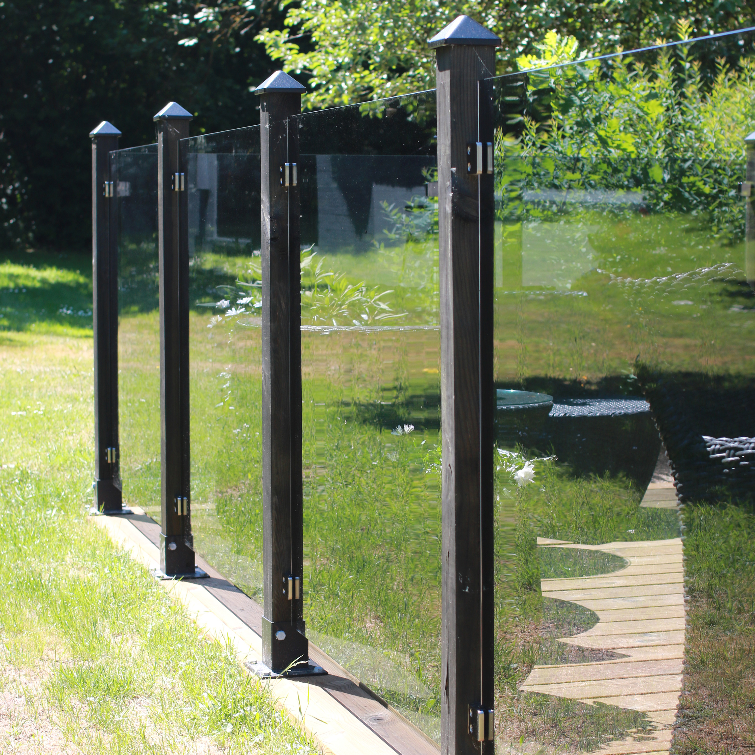 Glasstaket Hortus Villastaket 100x100