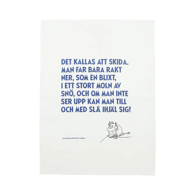 Kökshandduk Svanefors Moomin Skida