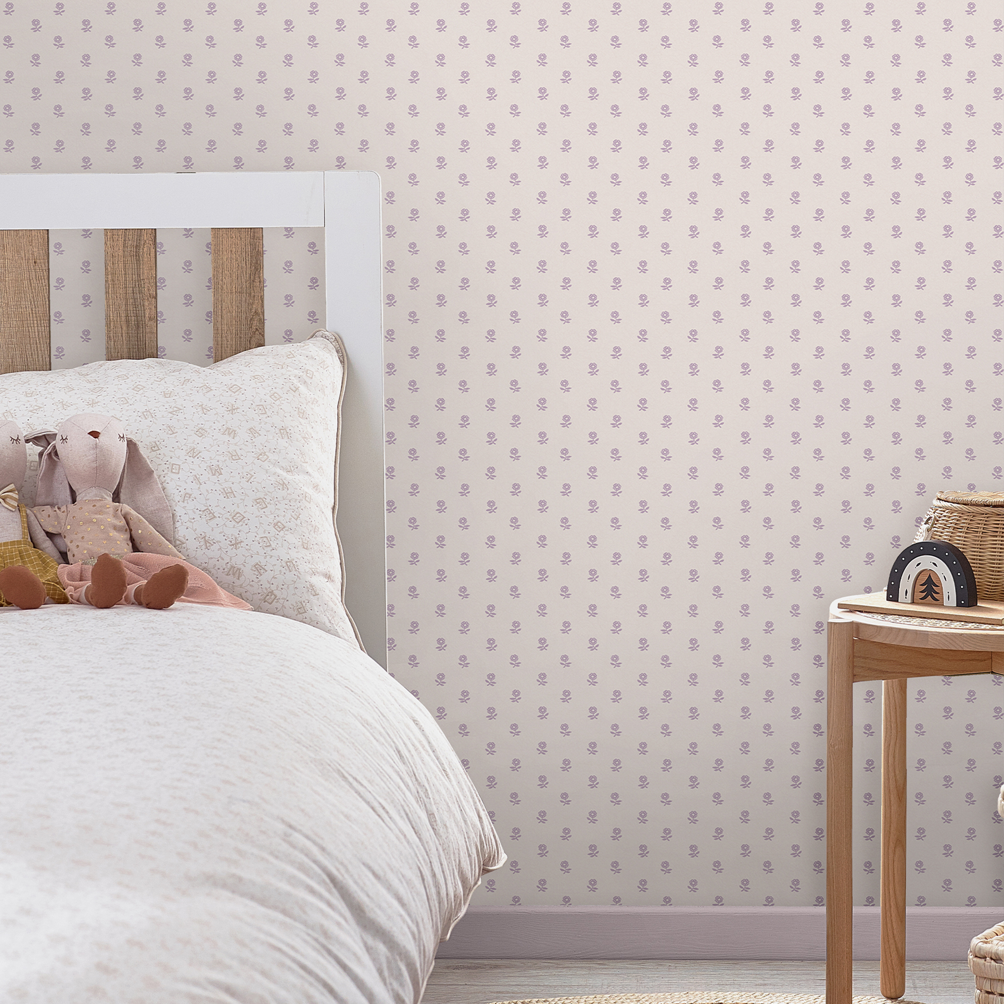 Tapet Laura Ashley Daisy Lavender Purple 119864