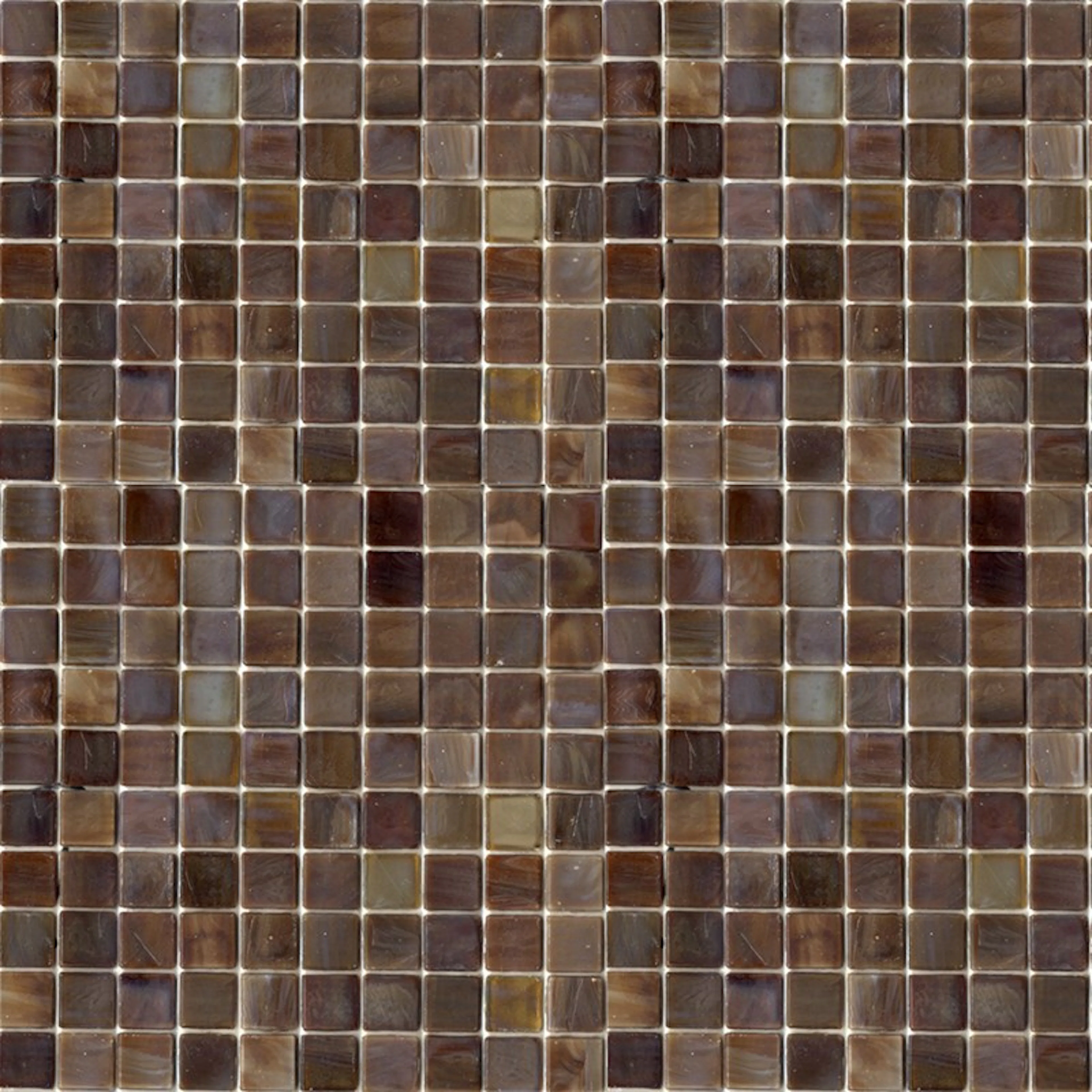 Mosaik Konradssons Sicis Nat Rosewood Mörkbrun 1,5x1,5 cm