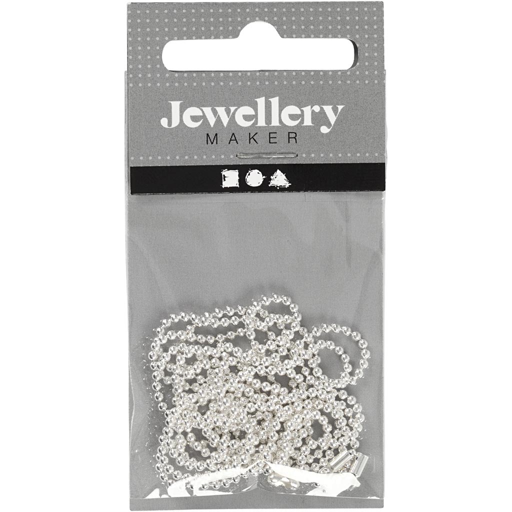 Kulkedja Creativ Company Försilvrad 1 m