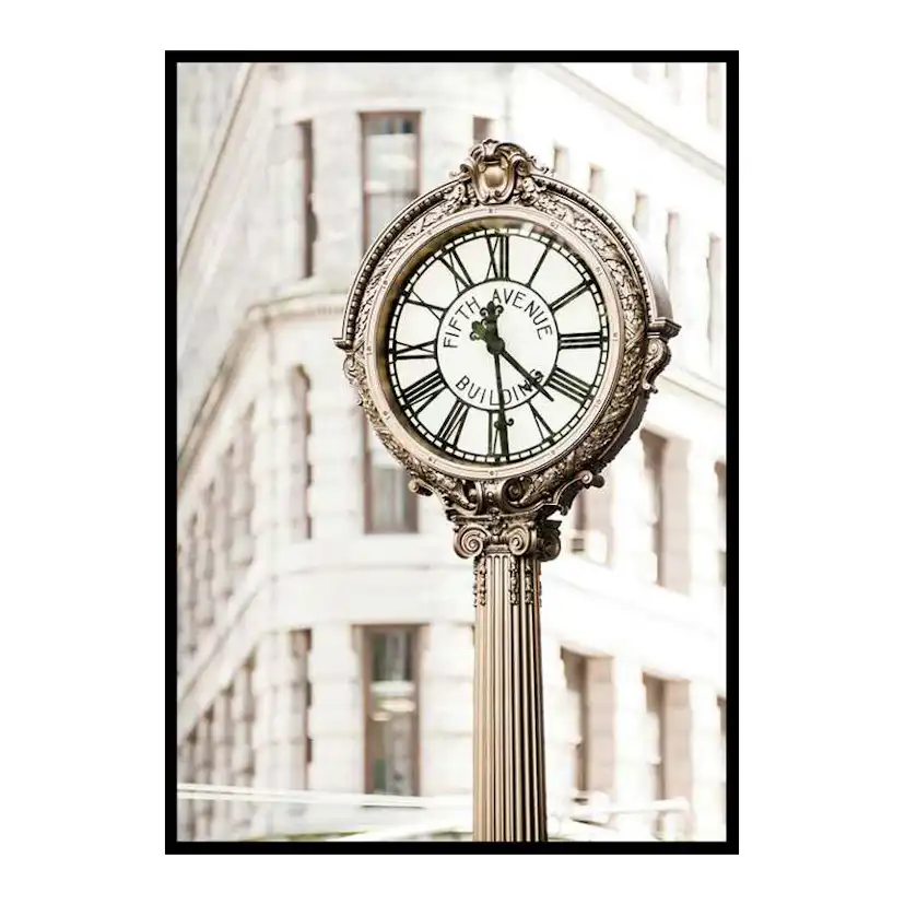 Poster Gallerix Fifth Avenue Building Clock
