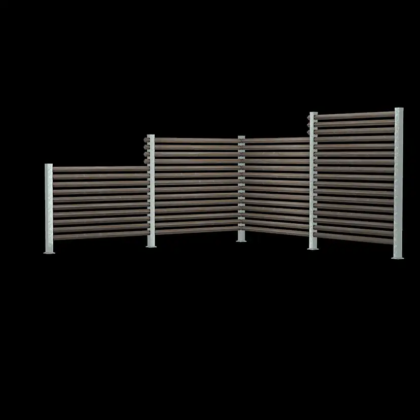 Ribba Öckerö Linax Grå 1490x45x45 4-pack FSC (B) 4-Pack
