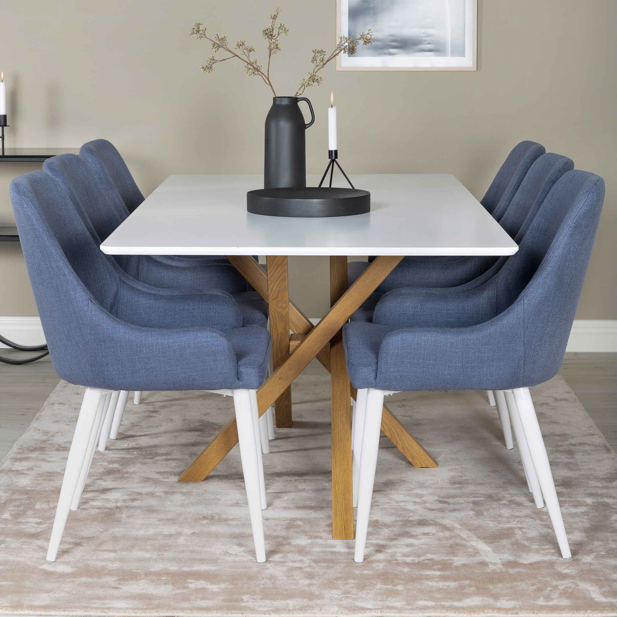 Matgrupp Venture Home Piata med 6 Plake Stolar