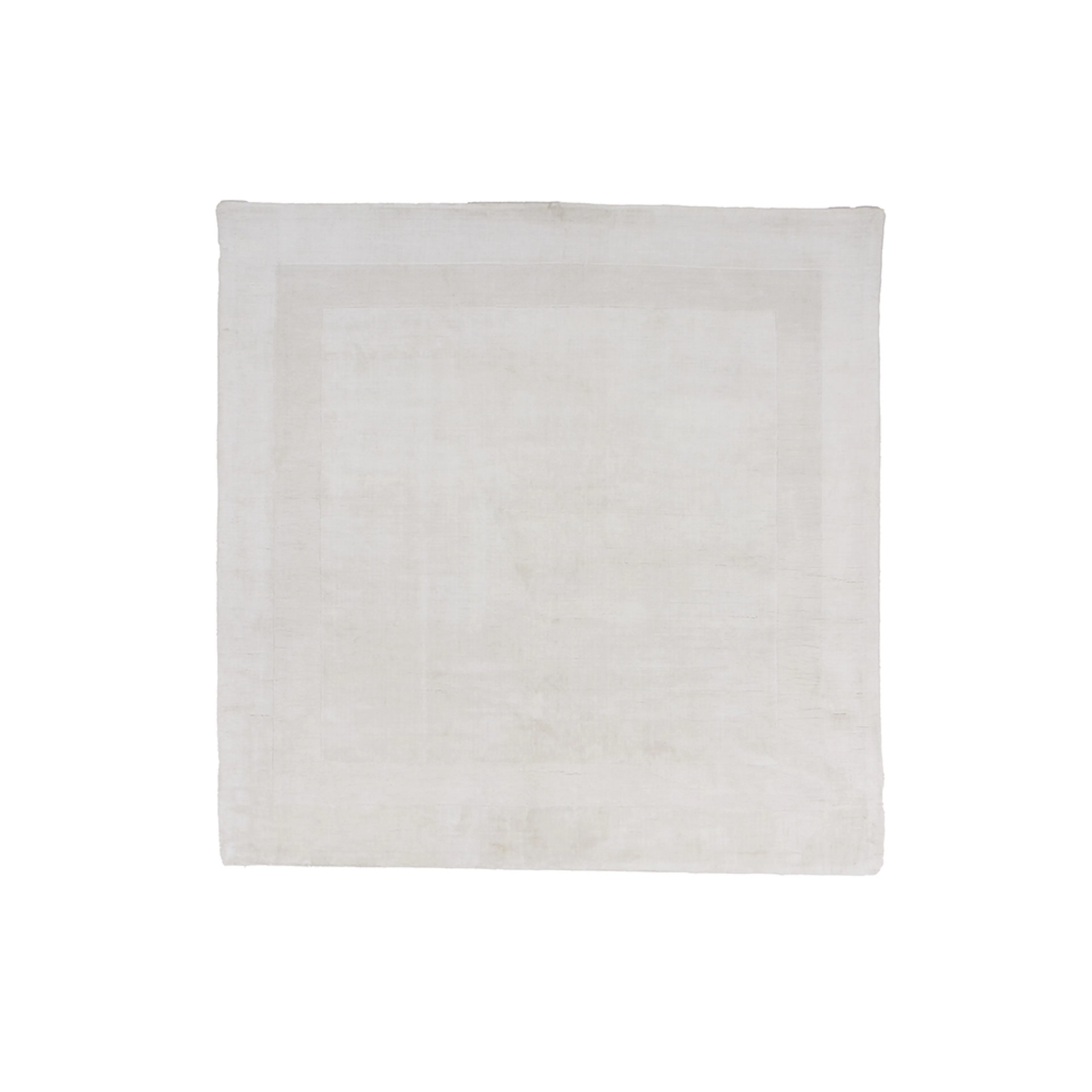 Boston Viscose - 240*240- -Kvadrat-White 240x240