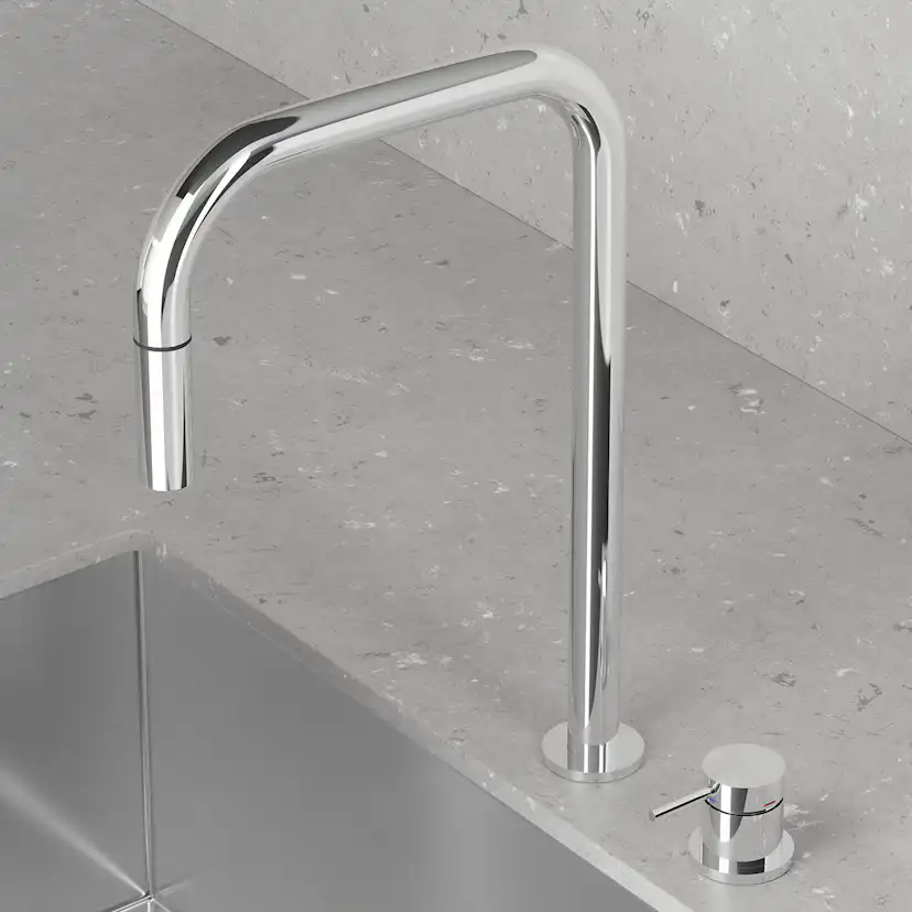 Köksblandare Scandtap Harmonized K2P Square