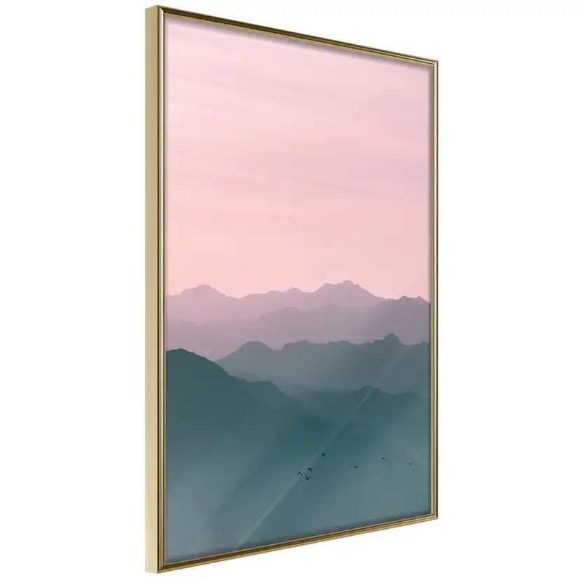 Poster Artgeist Affisch Mountain At Sunrise