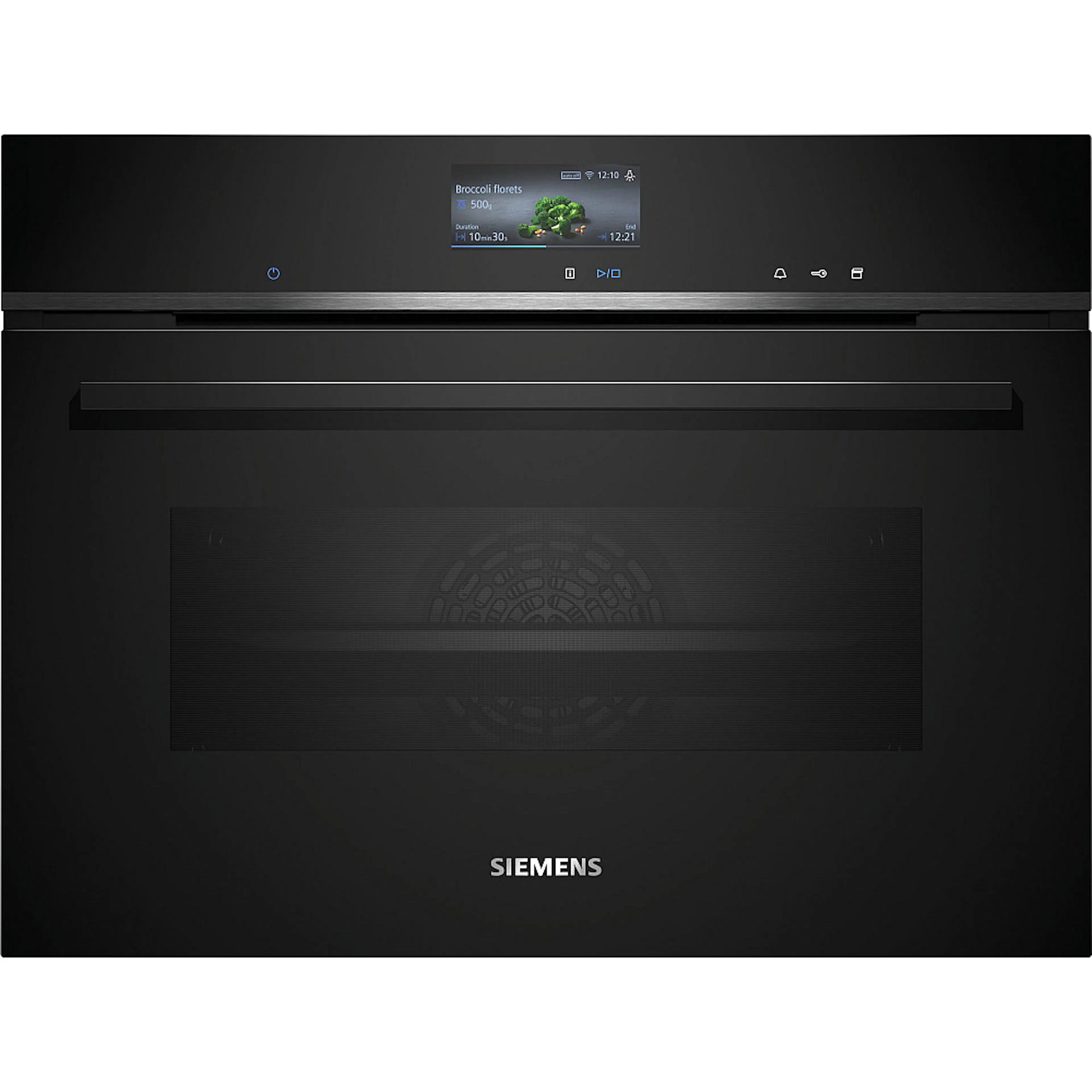 Kompaktugn Siemens CS736G1B1 med Ångfunktion och Smart-styrning
