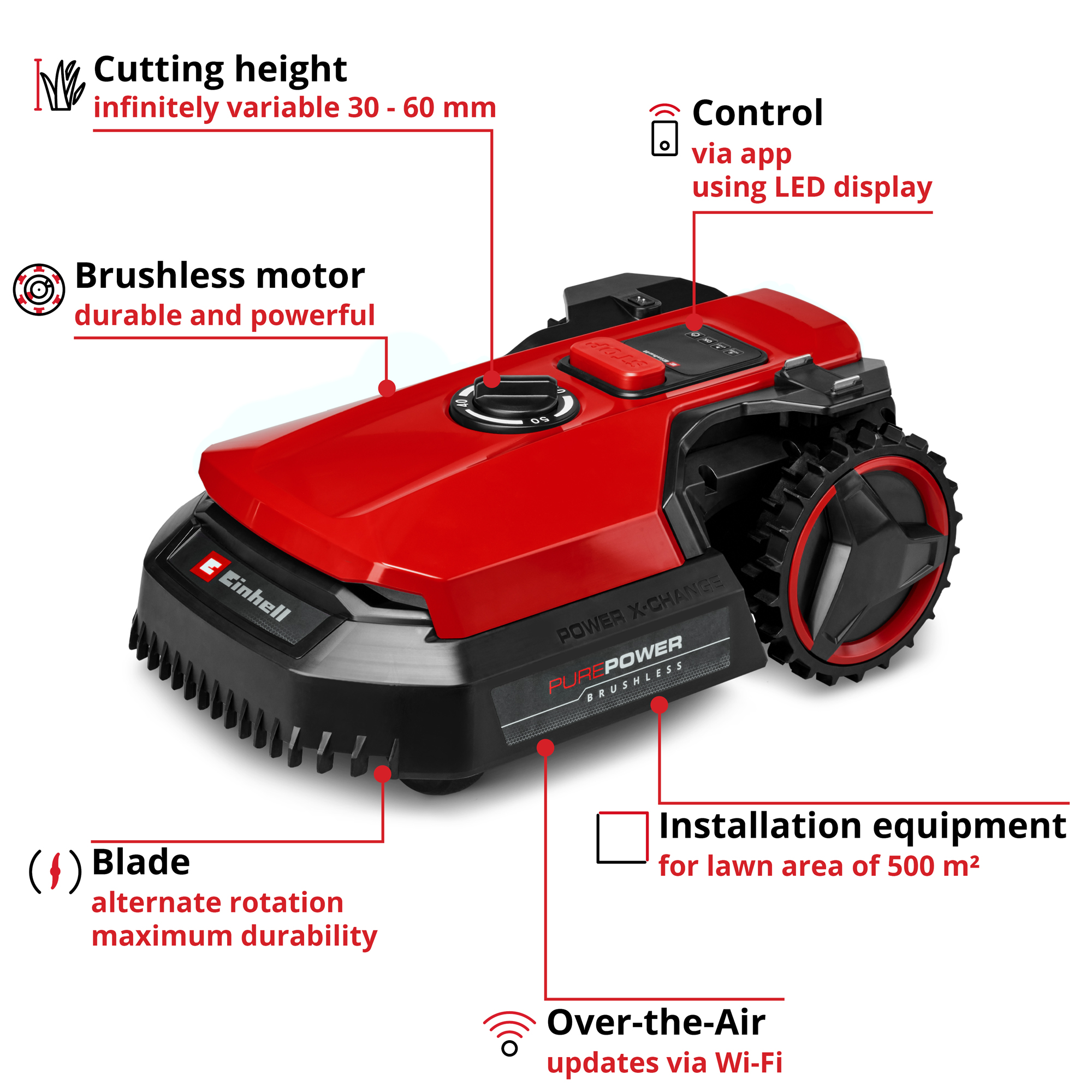 Robotgräsklippare Einhell Freelexo 500