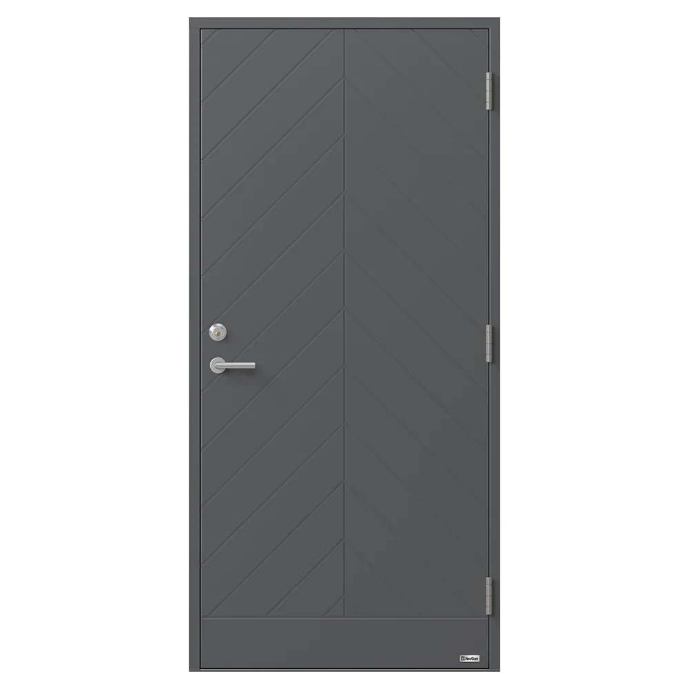 Fiskarna 911 9X20 H NCS S-7000-N BxH: 90x200 Höger, Grå NCS 7000-N