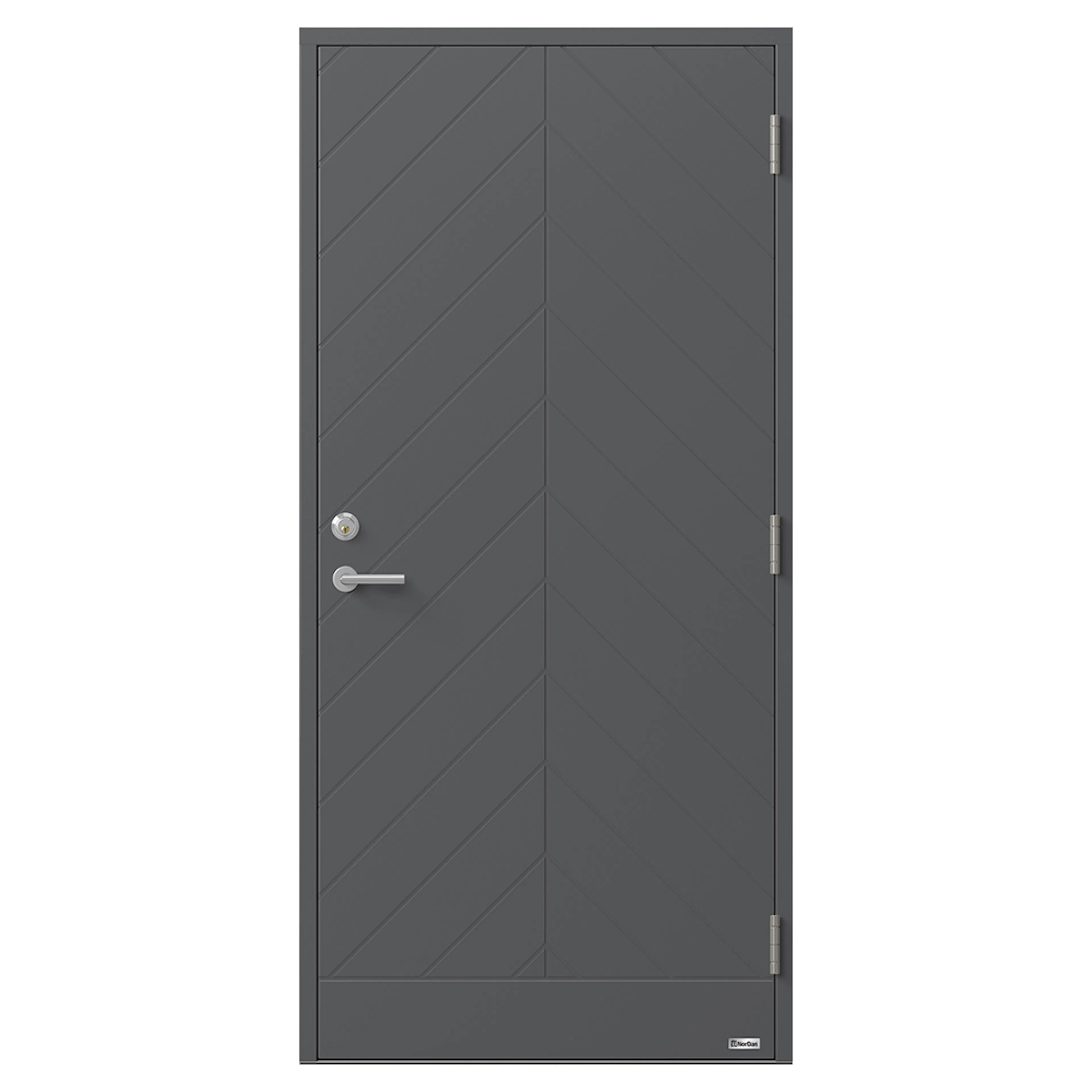 Fiskarna 911 9X20 H NCS S-7000-N BxH: 90x200 Höger, Grå NCS 7000-N