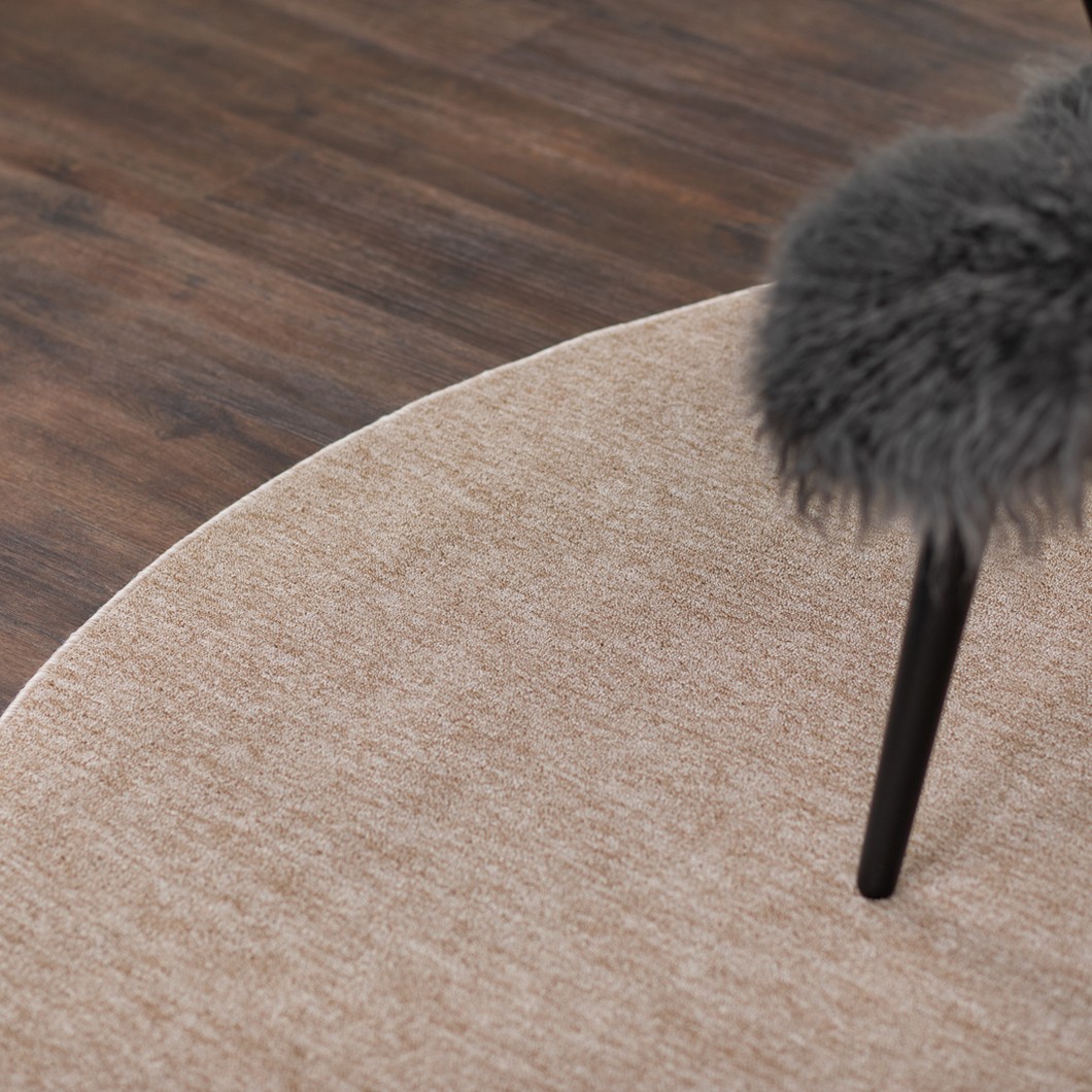 Flatvävd Matta KM Carpets Porto Rund