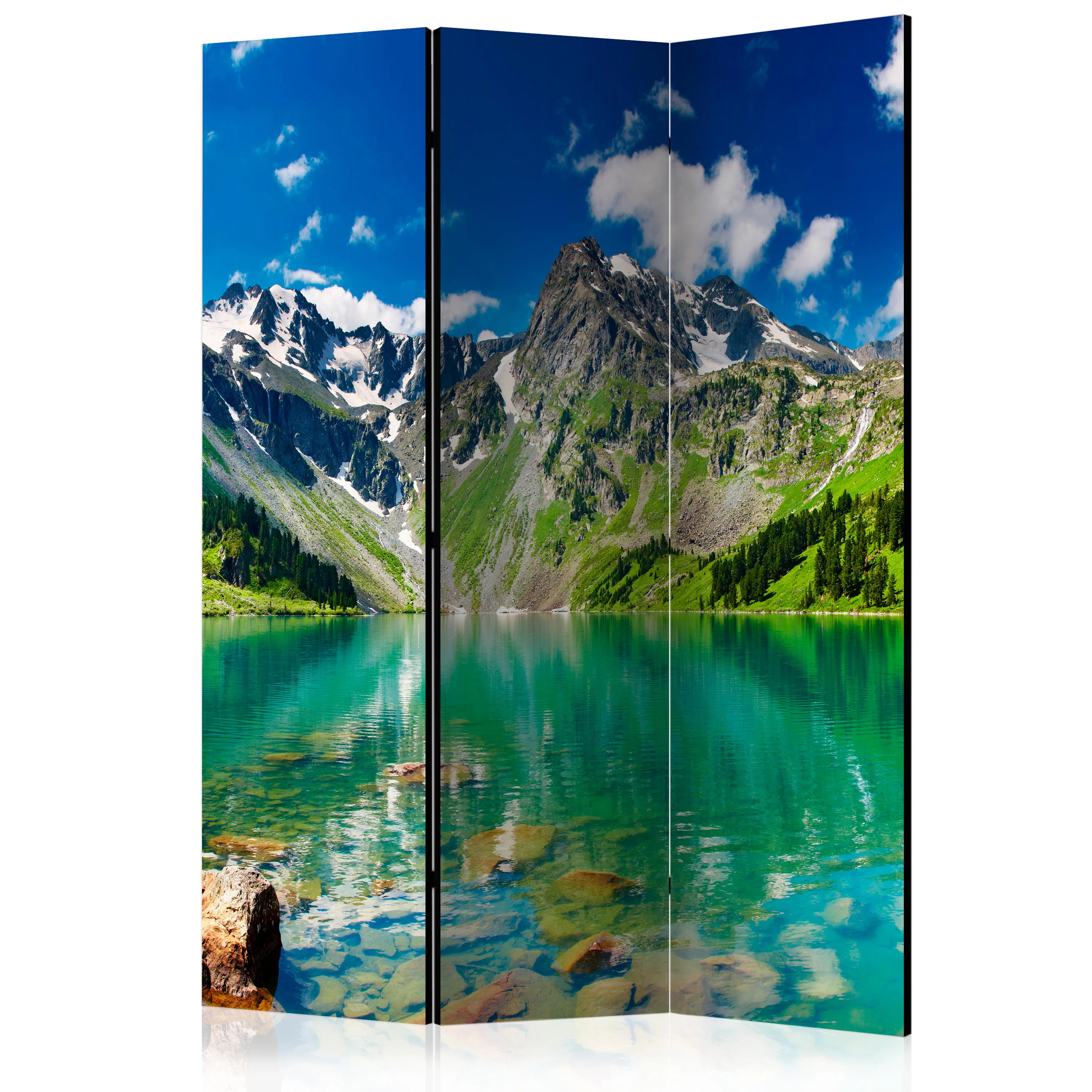 Rumsavdelare Skärmvägg Arkiio Mountain Lake 135x172 cm