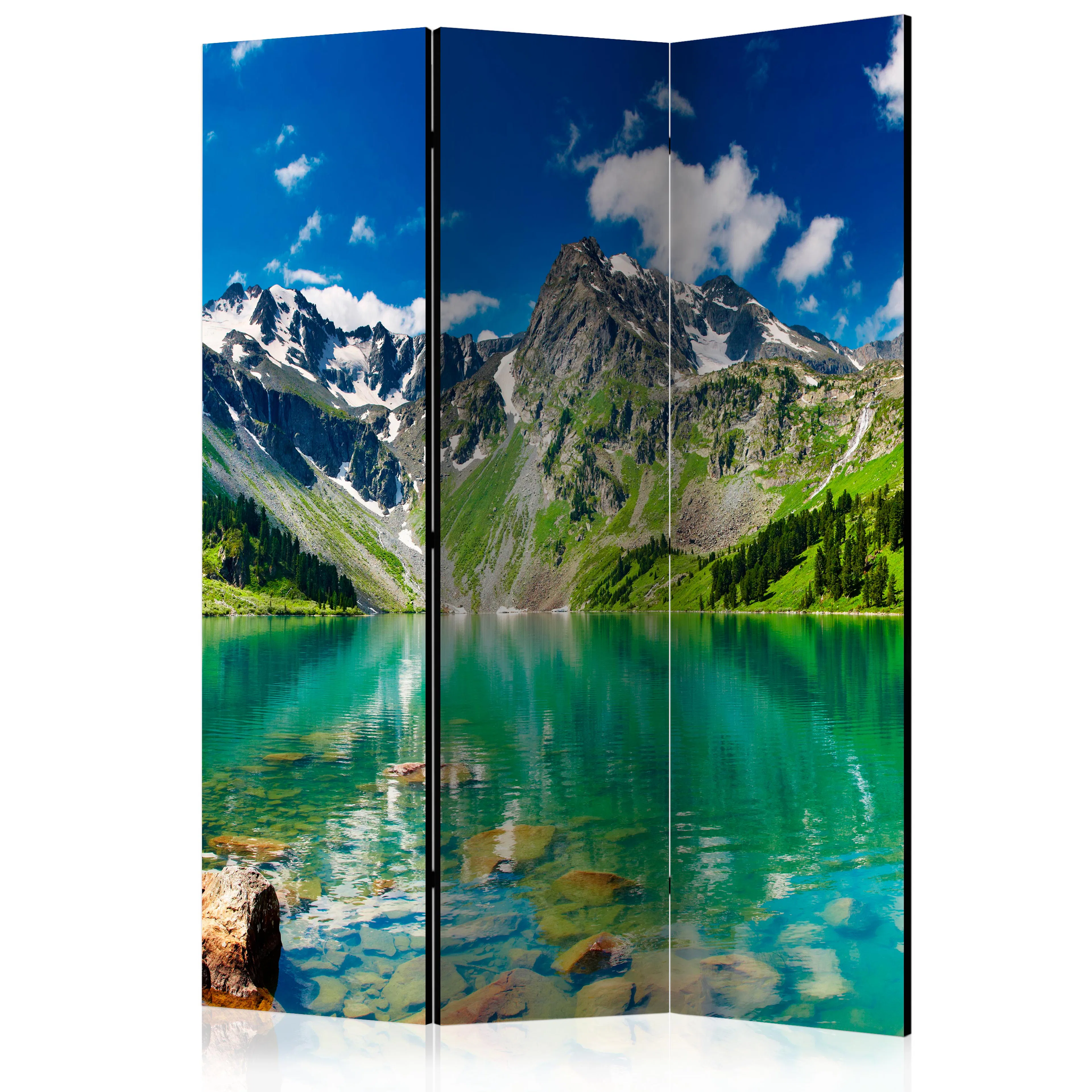 Rumsavdelare Skärmvägg Arkiio Mountain Lake 135x172 cm