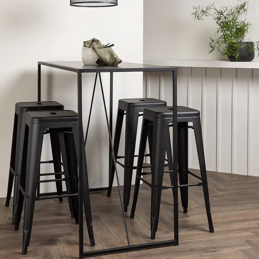 Matgrupp Venture Home Brea med 4 Tempe Stolar