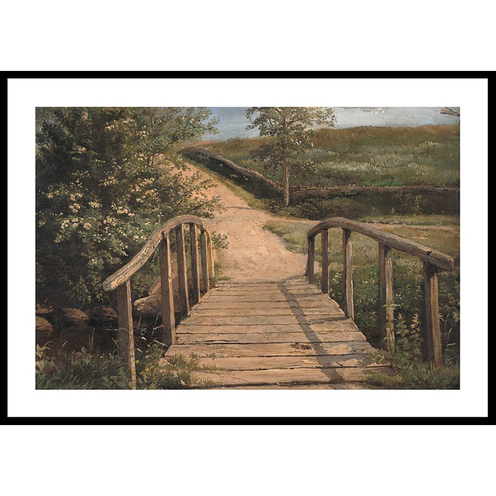 Poster Gallerix Broen Over Kirkegårdsåen I Assens By Dankvart Dreyer