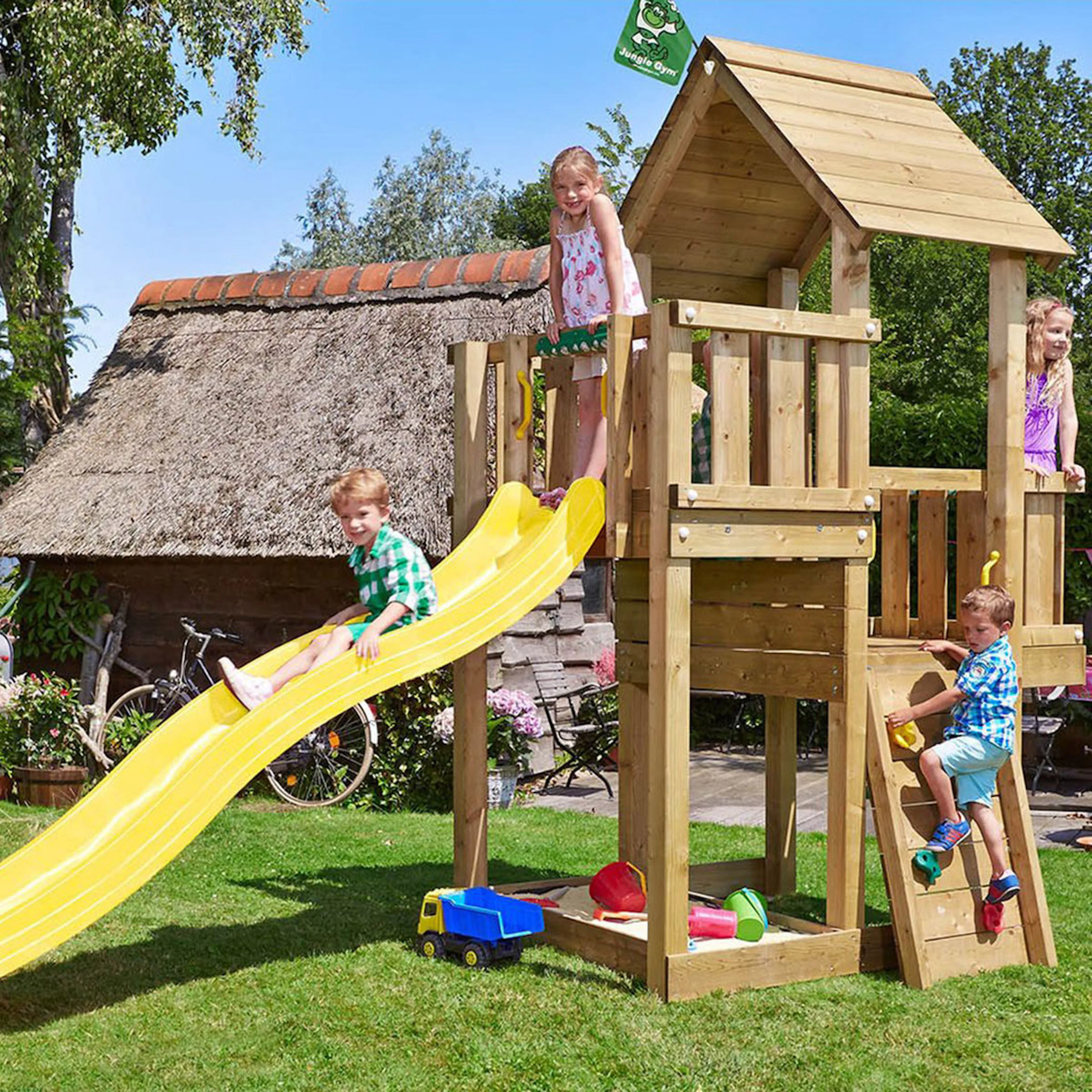 Lektorn Jungle Gym Cubby inkl. rutschkana