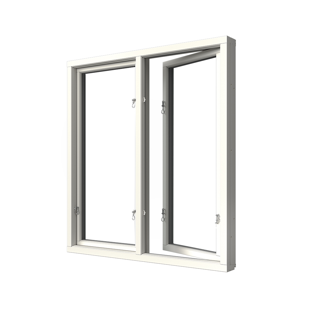 Sidohängt Fönster Elitfönster Elit Retro 3-Glas Aluminium 2-Luft